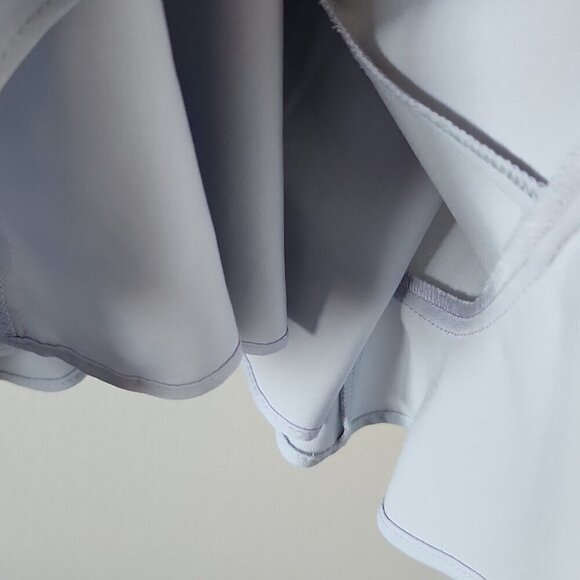 H BY HALSTON | Overlay Layered Dress strapless baby blue sz 2 - Picture 5 of 8